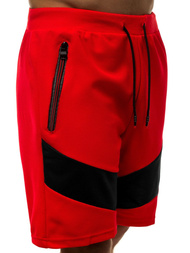 Pantaloni scurti bărbați rosii OZONEE JS/KS2515
