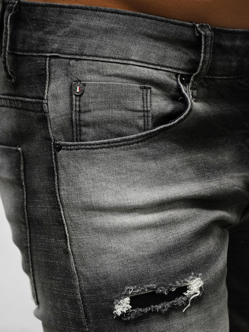 Blugi bărbaţi gri OZONEE NB/MP0031G