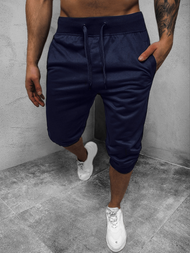 Pantaloni scurți sport bărbați albastru marin OZONEE JS/XW07/25