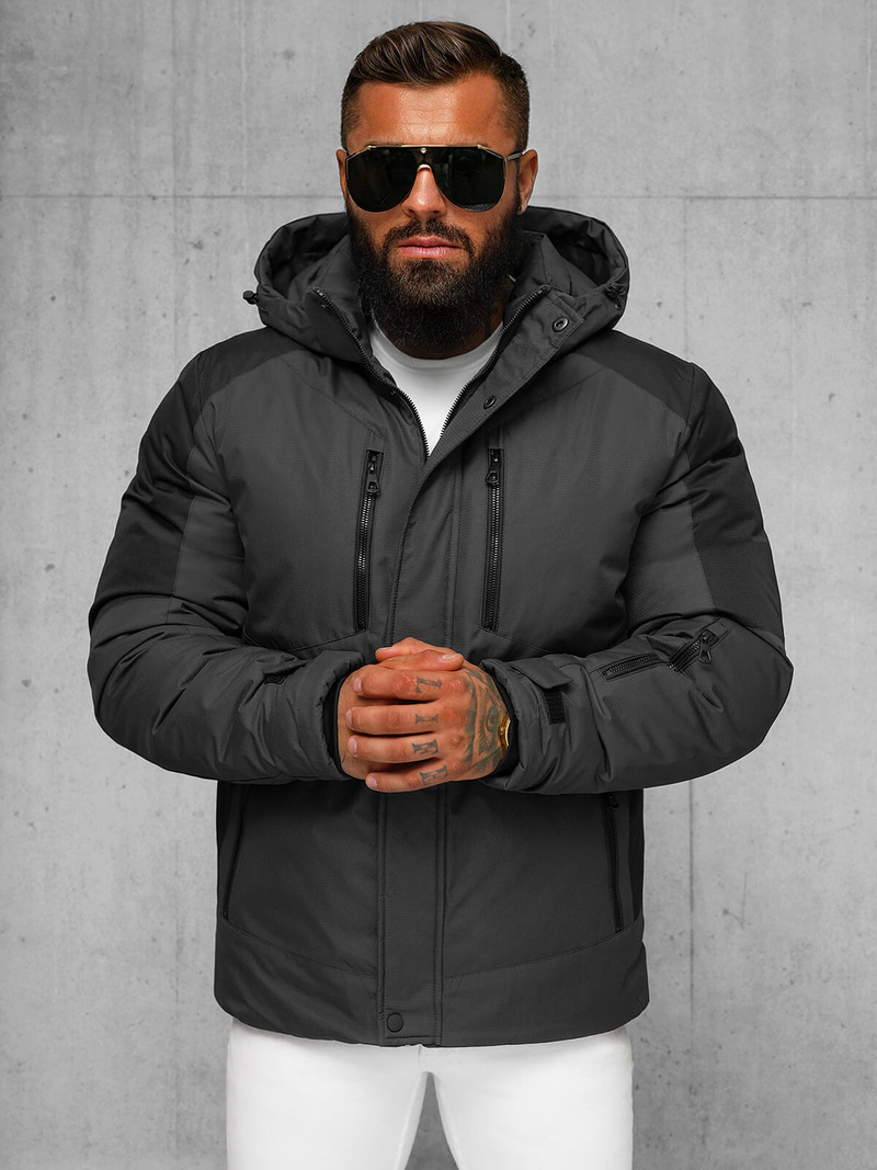 Geacă bărbați antracit OZONEE JS/91M9902/105Z