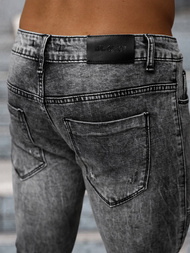 Blugi bărbaţi negri OZONEE NB/MP0069N