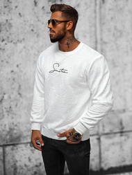 Bluză bărbați albă OZONEE JS/3B576