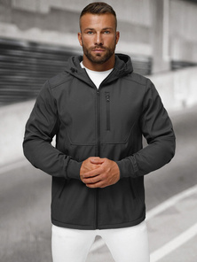 Jachetă bărbați softshell antracit OZONEE JS/27B6529/5