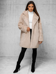 Geacă de femei bej OZONEE JS/11Z8168Z