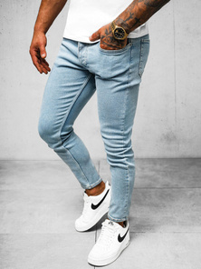 Blugi bărbaţi albaștri OZONEE O/2336/1