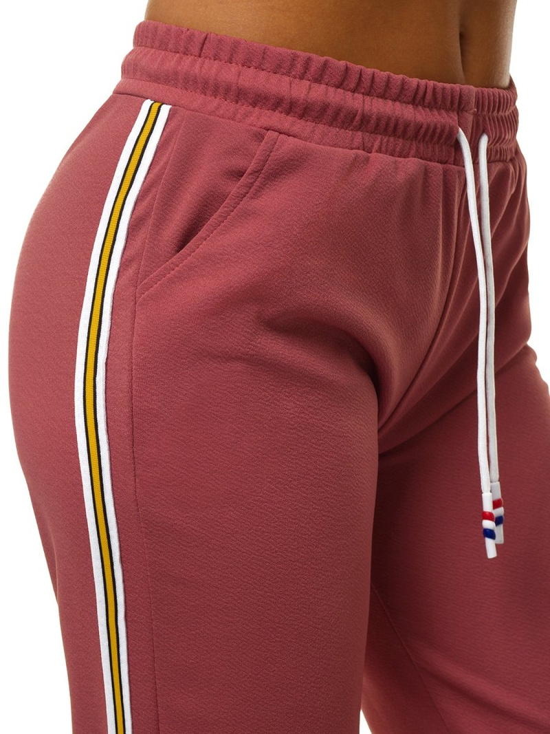 Pantaloni de training femei roz OZONEE JS/1020/B17