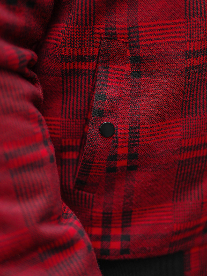 Jachetă bărbați roșie OZONEE O/3A58