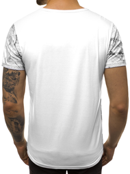 Tricou bărbați alb OZONEE JS/SS10925