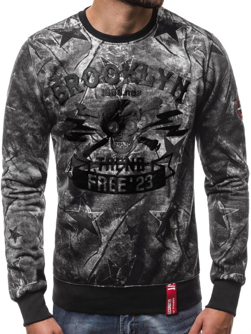 Hanorac bărbați gri OZONEE JS/DD250Z