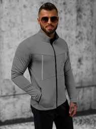 Jachetă de primăvară bărbați gri OZONEE JS/M10308