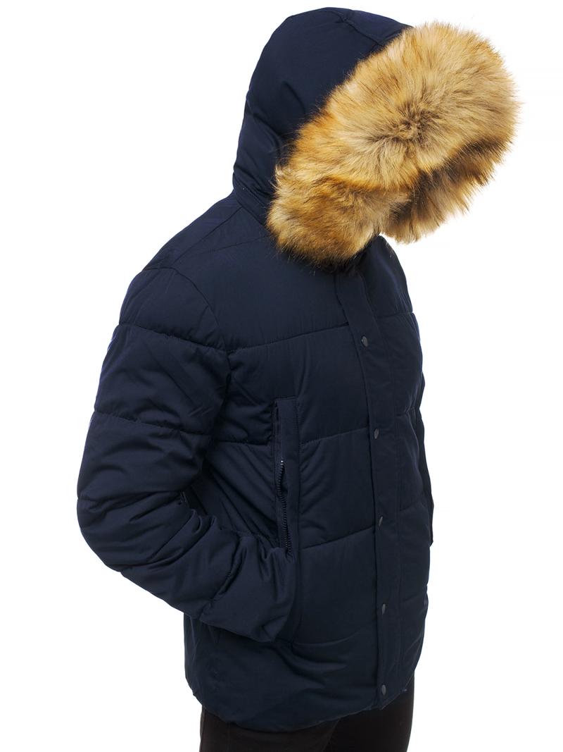 Jachetă bărbați albastru marin OZONEE JD/336