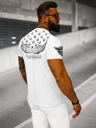 Tricou bărbați alb OZONEE NB/MT3053Z