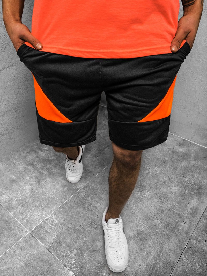 Pantaloni scurti bărbați neagră OZONEE JS/KS2507Z