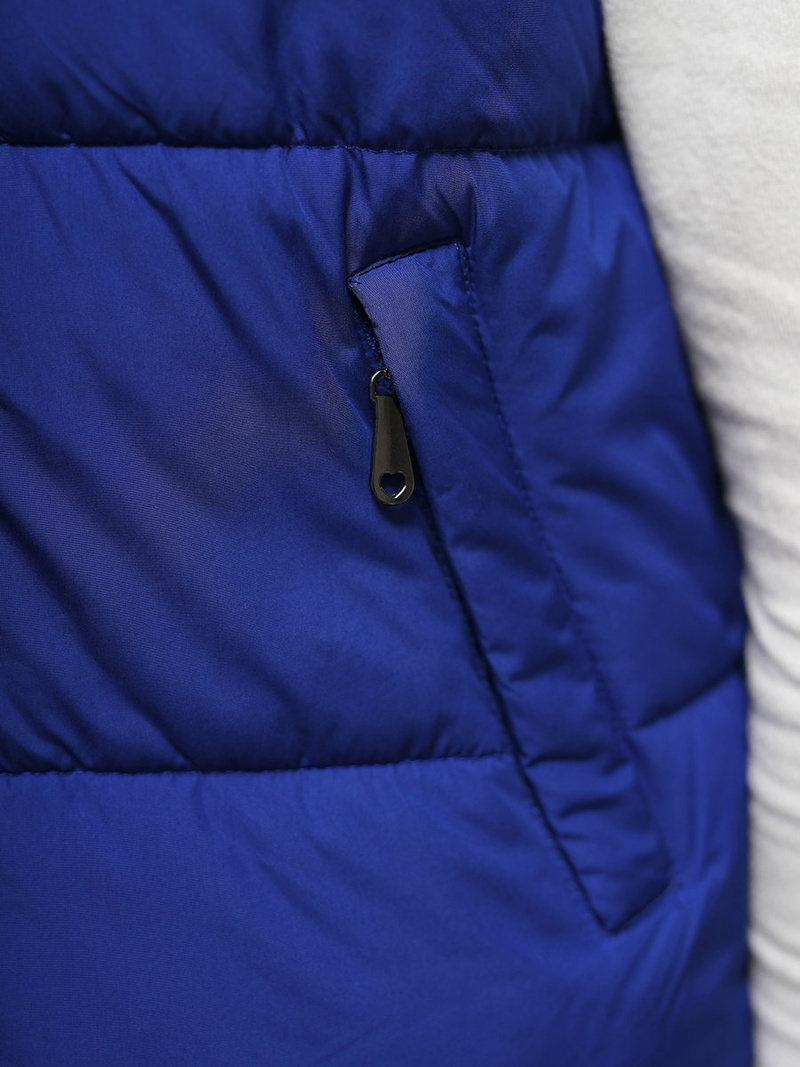 Vestă femei albastră OZONEE JS/16M9112/184