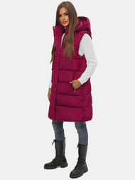 Vestă femei bordo OZONEE O/81276