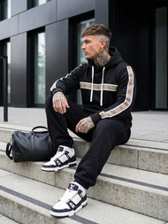 Hanorac bărbați negru OZONEE JS/8B1729/3