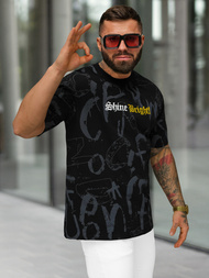 Tricou bărbați negru OZONEE O/YN2/621