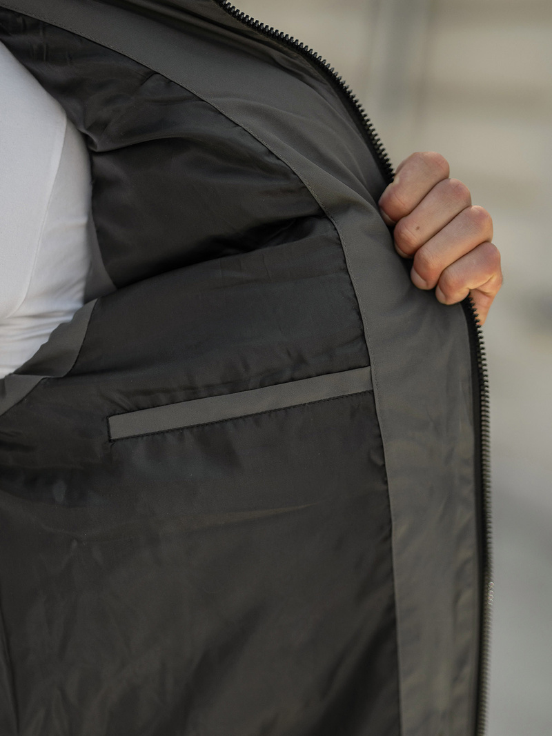 Vestă bărbați antracit OZONEE JS/32M1780/105