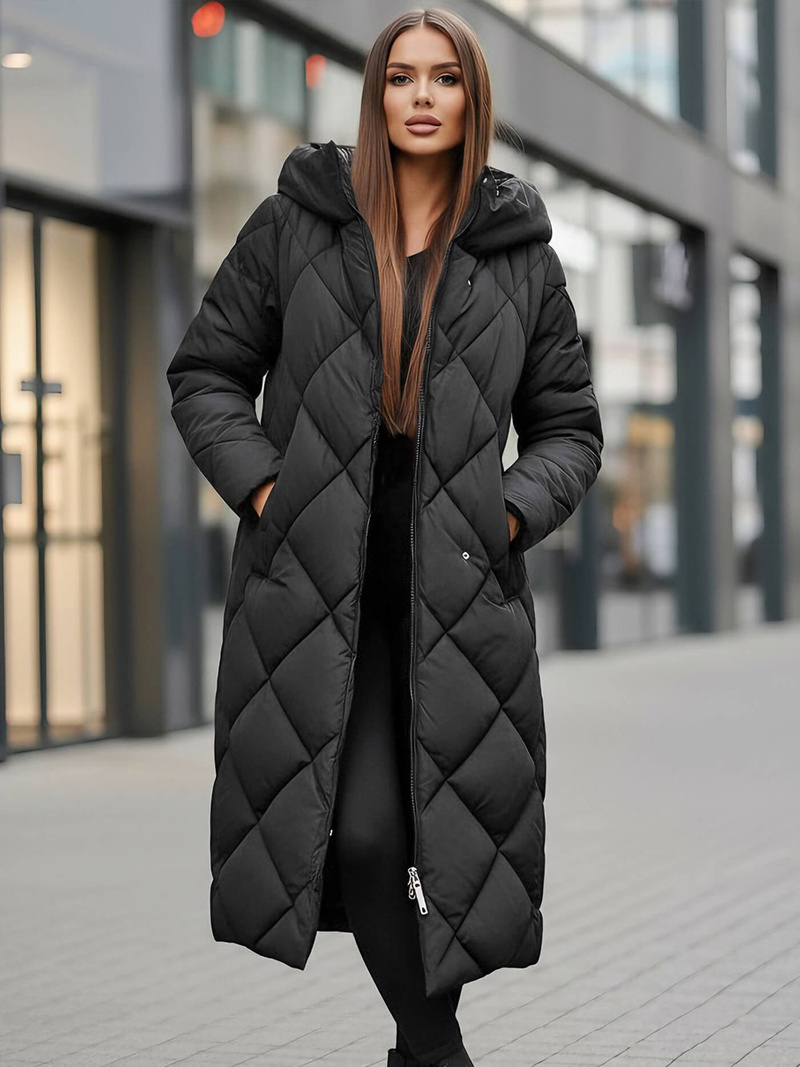 Geacă de femei neagra OZONEE JS/5M3173/392Z