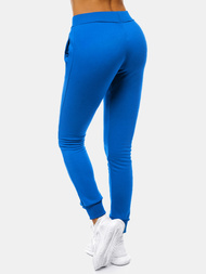 Pantaloni de training femei albaștri OZONEE JS/CK01