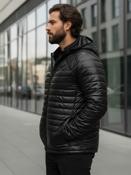 Geacă bărbați neagră OZONEE JS/16M9328/392BZ