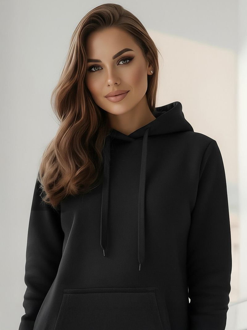 Hanorac femei negru OZONEE JS/YS10003/3Z