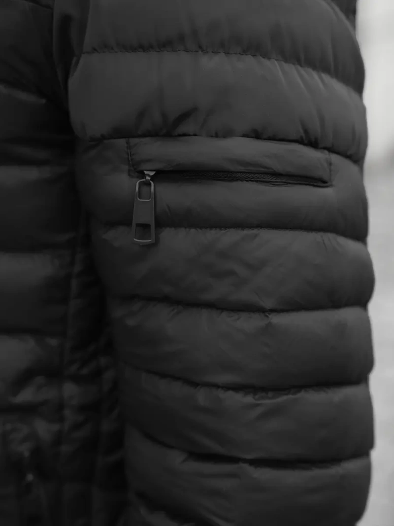 Jachetă bărbați neagră OZONEE JS/M792/392