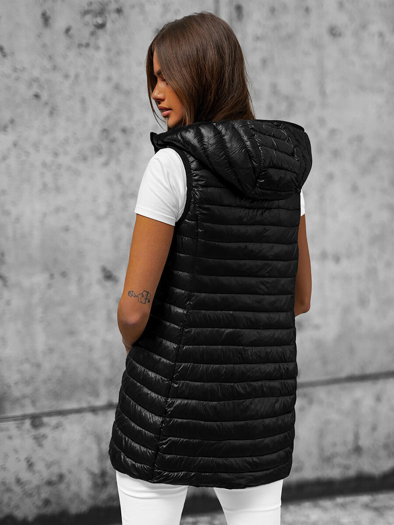 Vestă femei neagră OZONEE O/H903