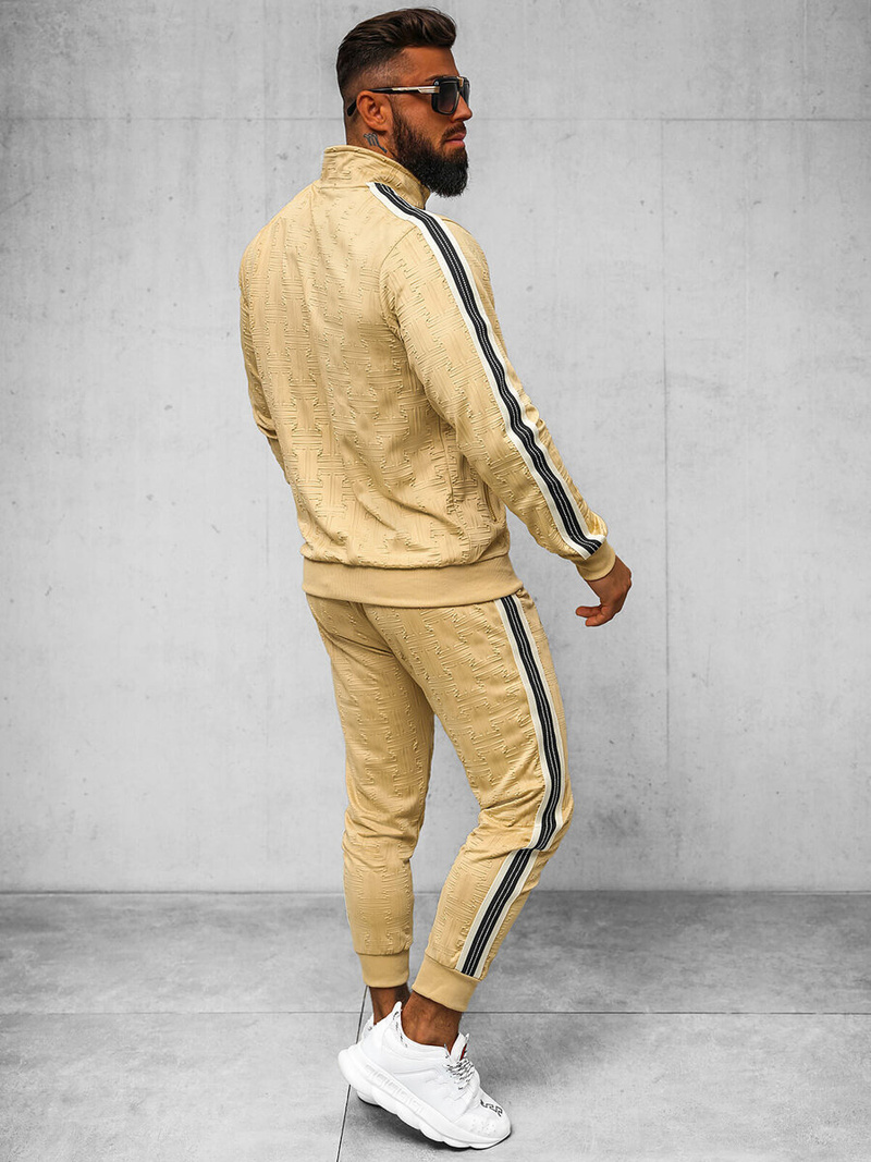 Compleu sport bărbaţi bej OZONEE O/3C101/2