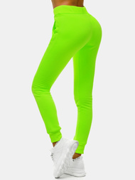 Pantaloni de training femei neon verde OZONEE JS/CK01/31