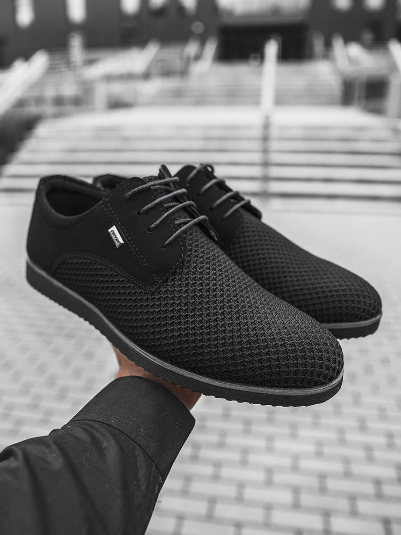 Pantofi pentru bărbați negri T/682