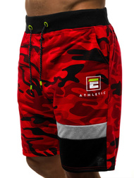 Pantaloni scurti bărbați rosii OZONEE JS/KK300160