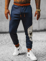 Pantaloni de trening bărbaţi albastru marin OZONEE JS/K10228Z