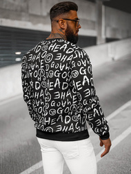 Bluză bărbați neagră OZONEE JS/8B1221/3