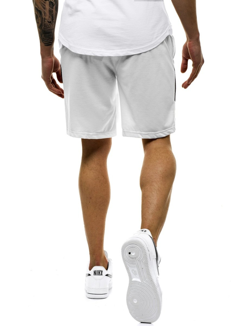 Pantaloni scurti bărbați albi OZONEE JS/KS2503