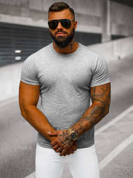 Tricou bărbați gri OZONEE JS/712005Z 