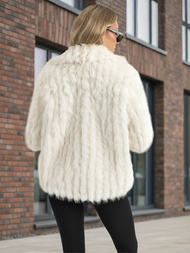 Geacă de femei alb OZONEE JS/11Z8261