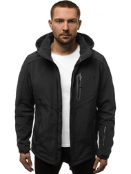 Jachetă bărbați SOFTSHELL neagră OZONEE GE/12259Z