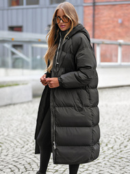 Geacă de femei neagra OZONEE JS/5M3163/392Z