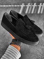 Pantofi slip-on pentru bărbați negri TAM/475