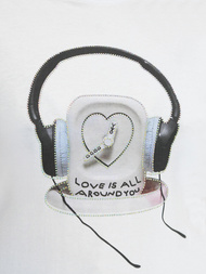 Tricou femei alb-negri OZONEE DJ77806