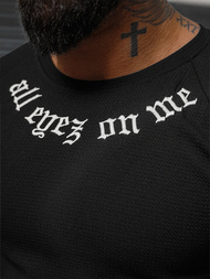 Tricou bărbați negru OZONEE O/T7256