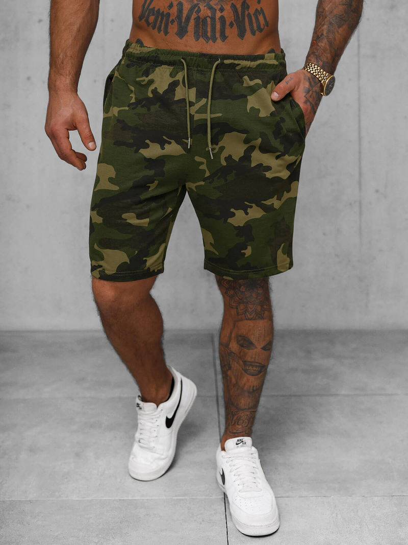 Pantaloni scurți sport bărbați verde OZONEE JS/8K283/29