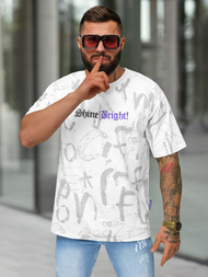 Tricou bărbați alb OZONEE O/YN2/621