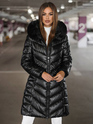 Geacă de femei neagră OZONEE JS/16M9100/392Z