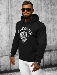 Hanorac bărbați neagră OZONEE NB/MF2007