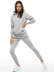 Pantaloni de training femei gri OZONEE JS/CK01