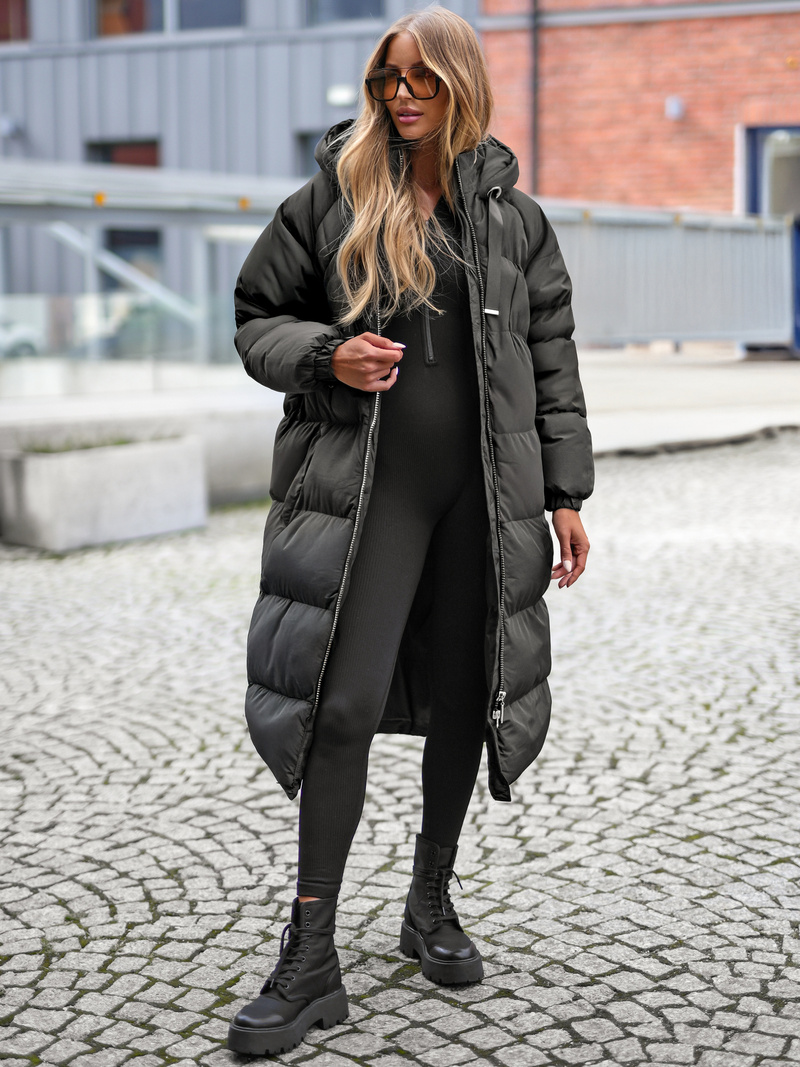 Geacă de femei neagra OZONEE JS/5M3163/392Z