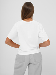 Tricou femei alb-negru OZONEE JS/RJ77247