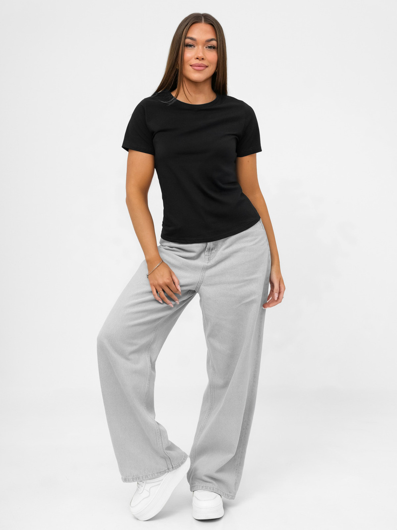 Tricou femei negri OZONEE JS/96T678/3